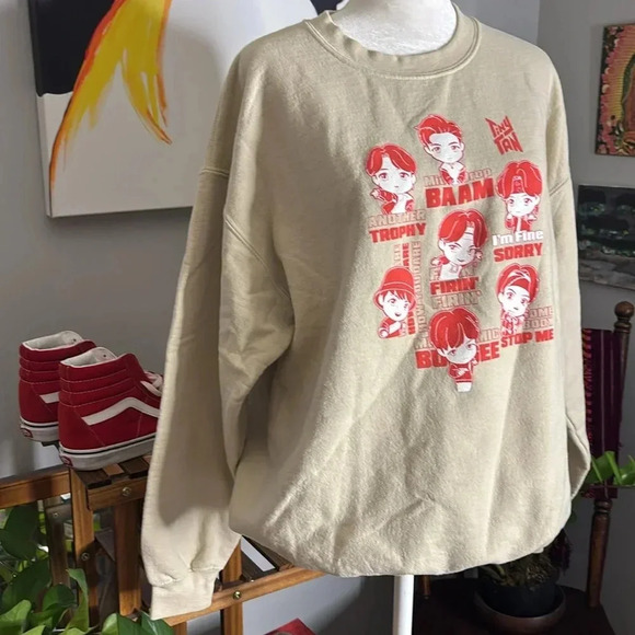 Tiny Tan Sweatshirt Crew - Picture 4 of 5